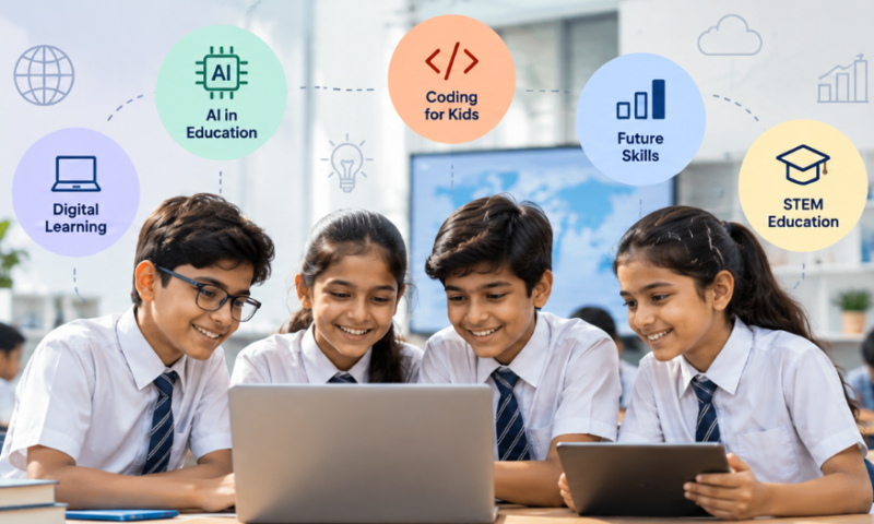 Technology in Education in India: What the Data Says About AI, Coding and Future Skills